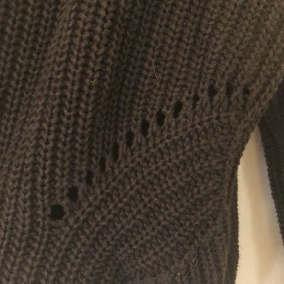 Black Cotton Sweater - Picture 5 of 7